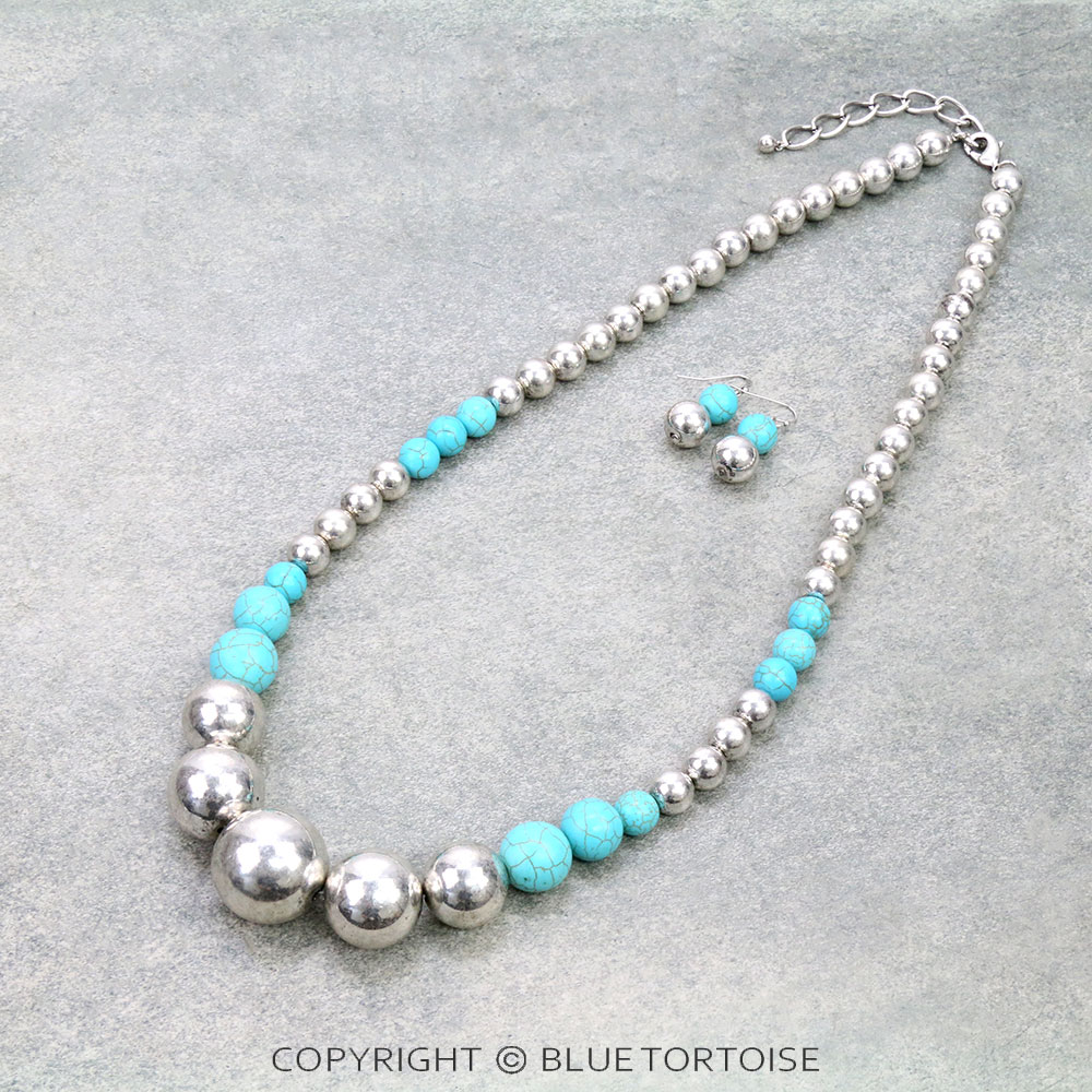 Western CCB with Semi Stone Necklace Set