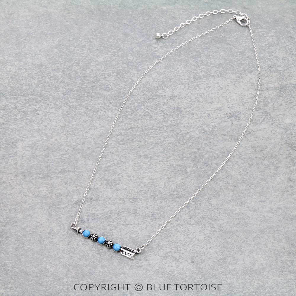 Western Arrow Beaded Necklace