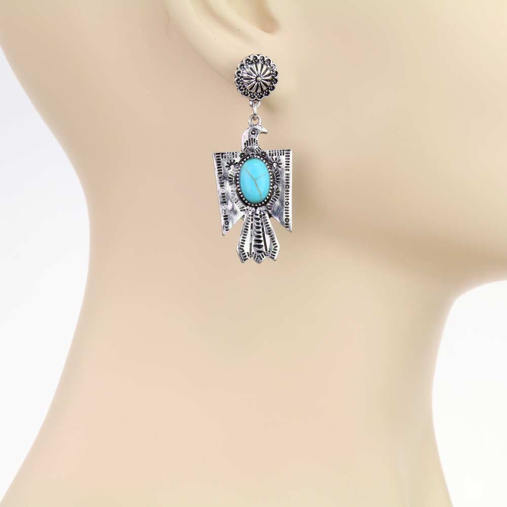 Western Thunderbird Stud Earrings - Image 2