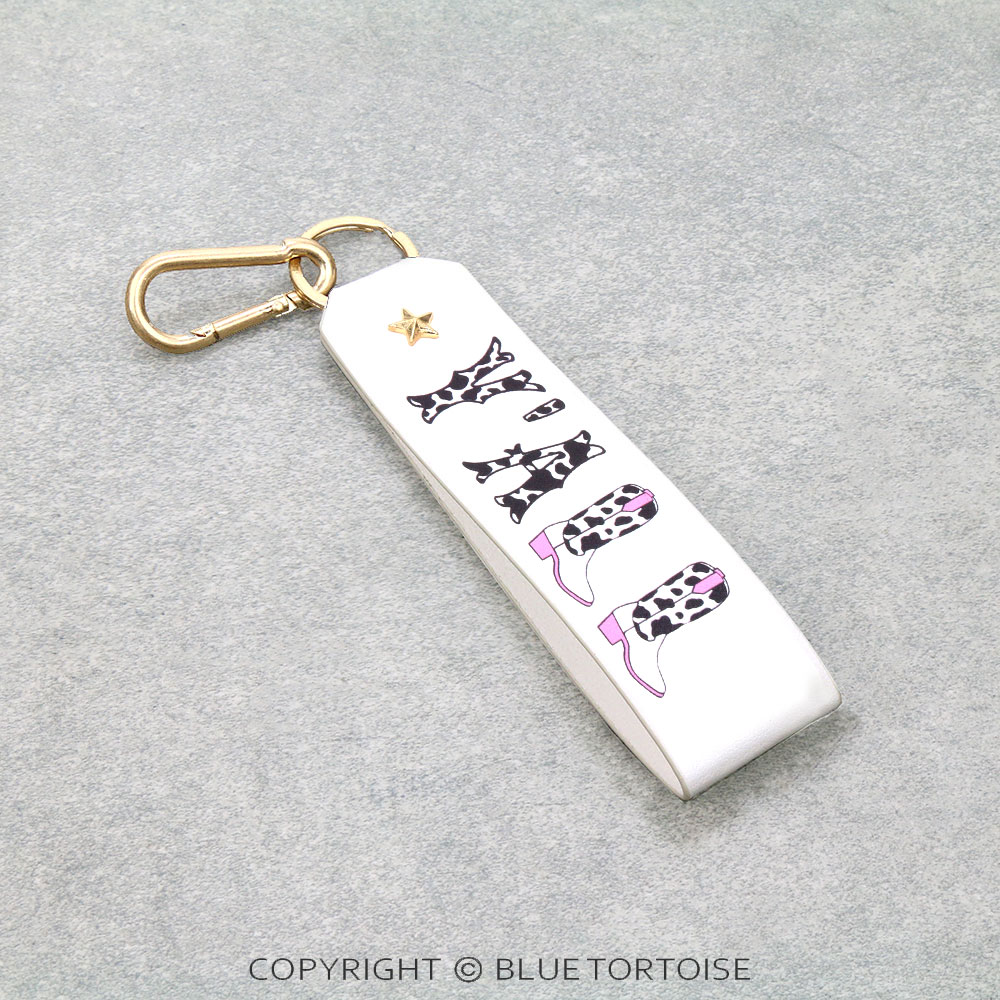 6.75" PU Leather "Y'ALL" Keychain