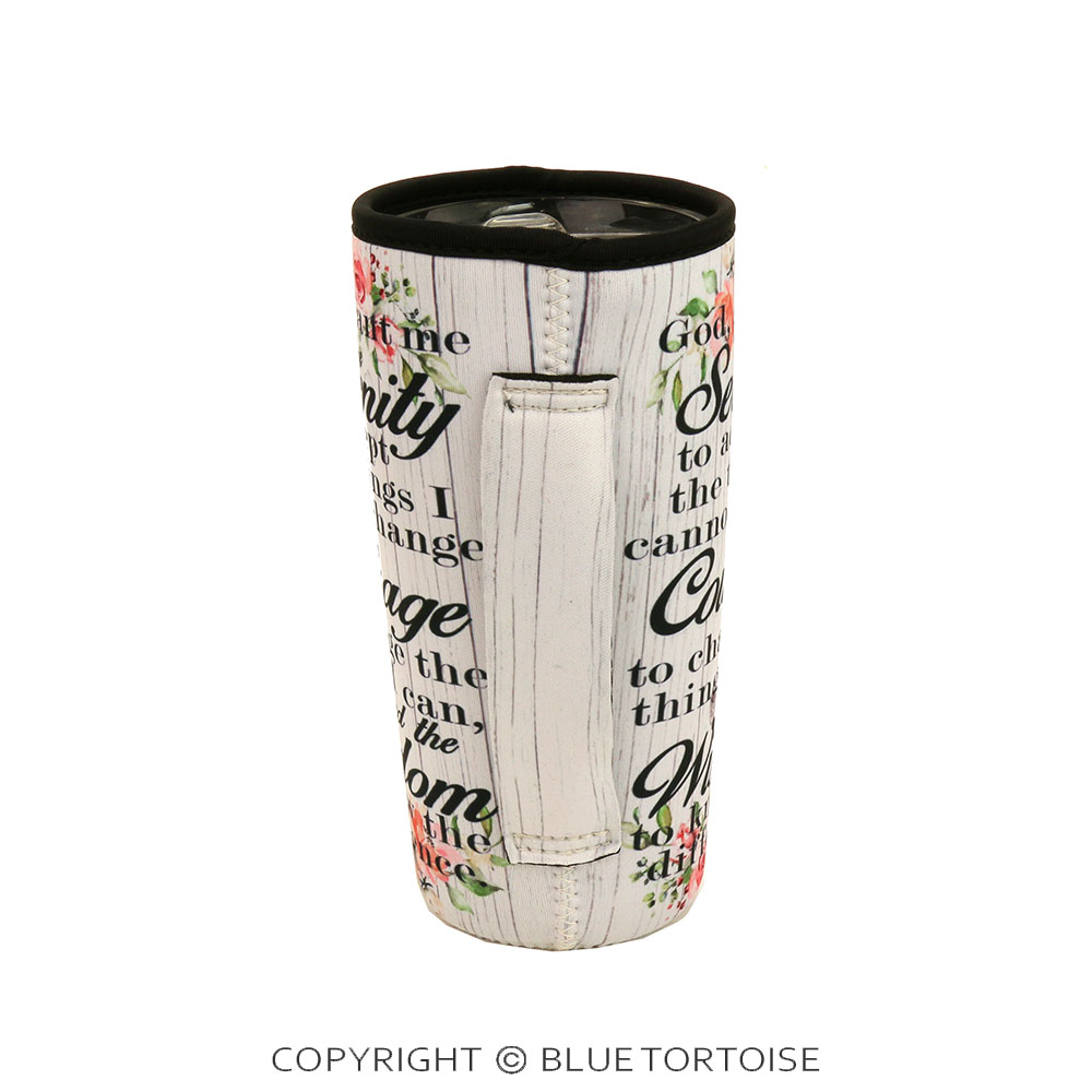 "Serenity Prayer" Tumbler Drink Sleeve/Cooler - Image 2