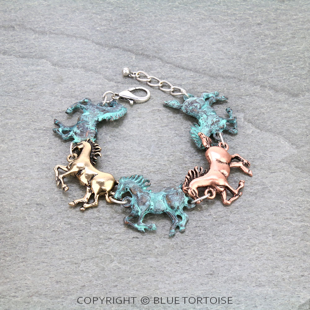 Running Horse Link Bracelet