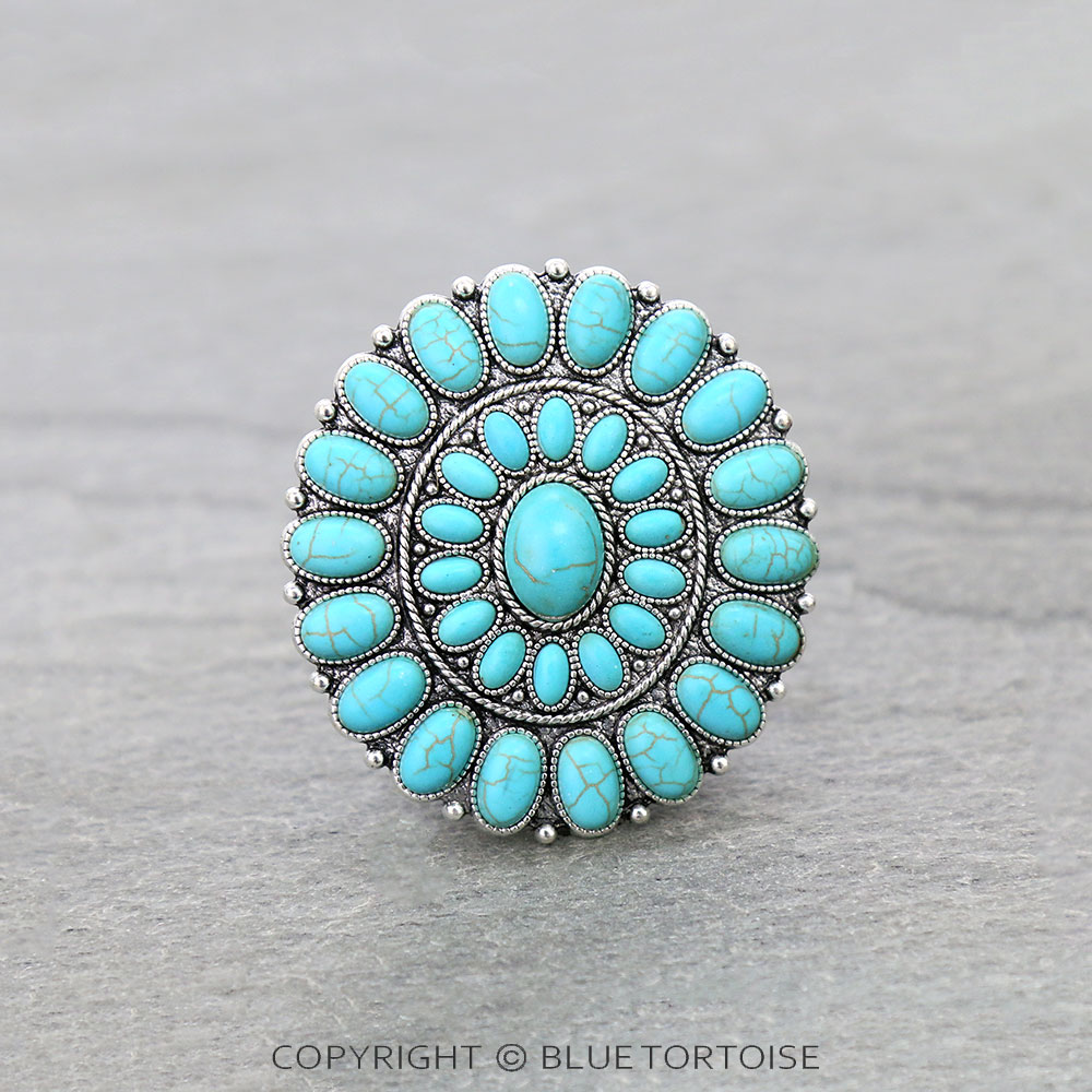 Western Concho Stone Phone Grip and Stand