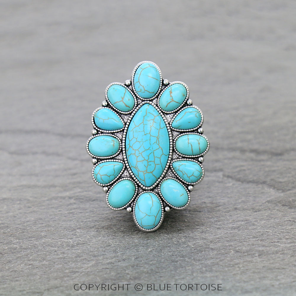 Western Concho Stone Phone Grip and Stand