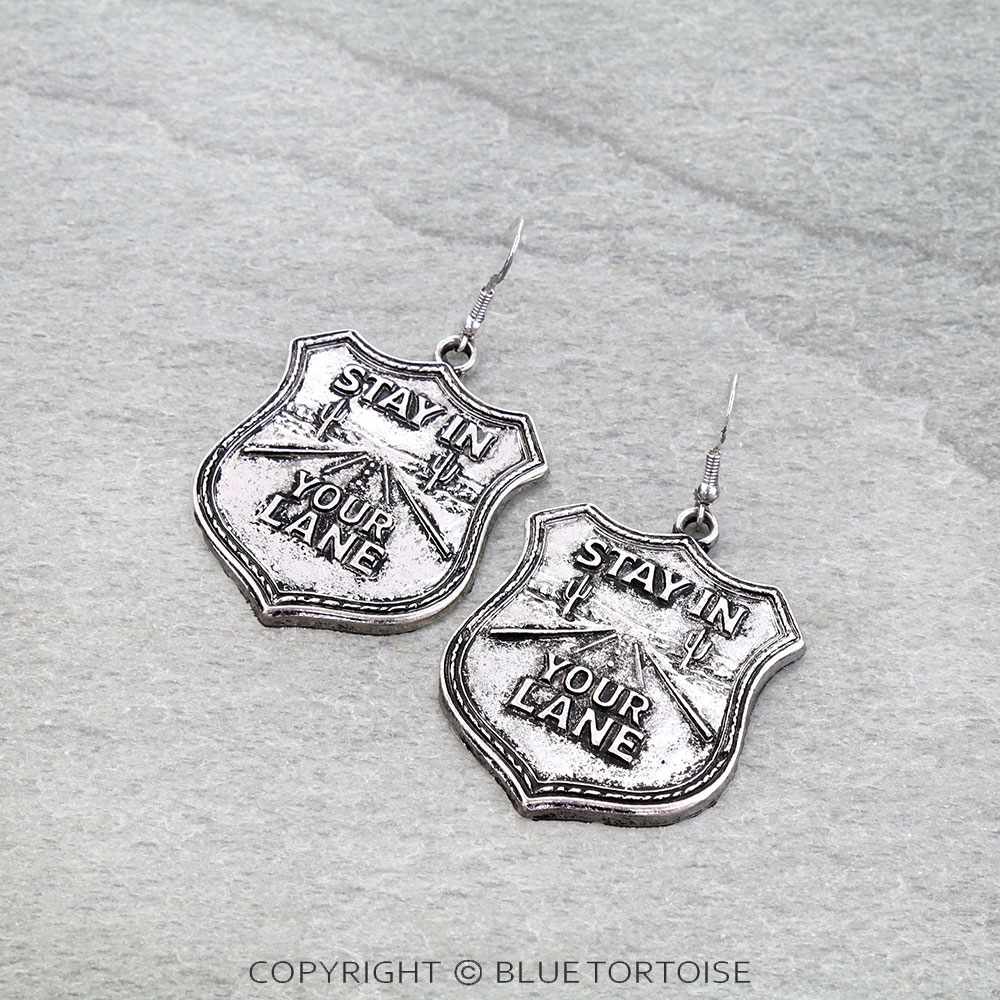 STAY IN YOUR LANE Scenery Dangle Earrings