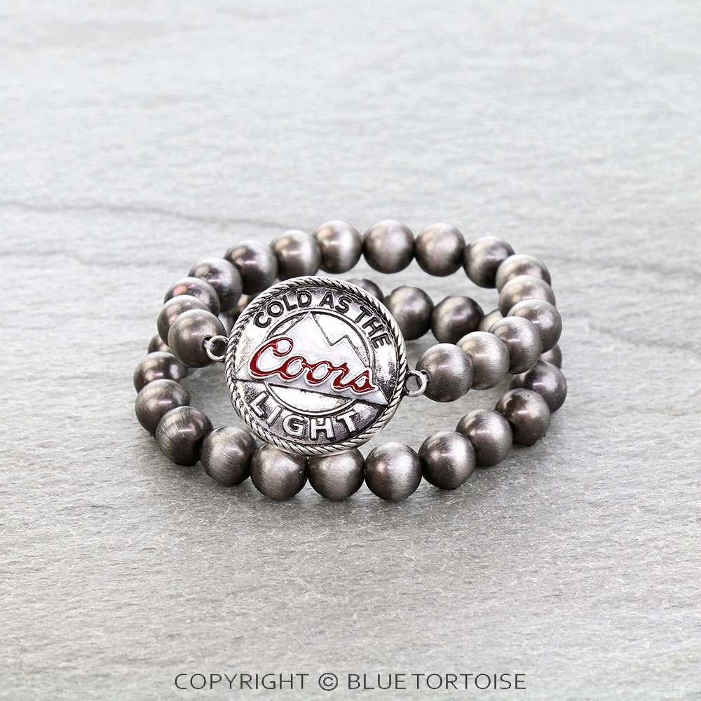 Western Beer Logo Stackable Bracelet