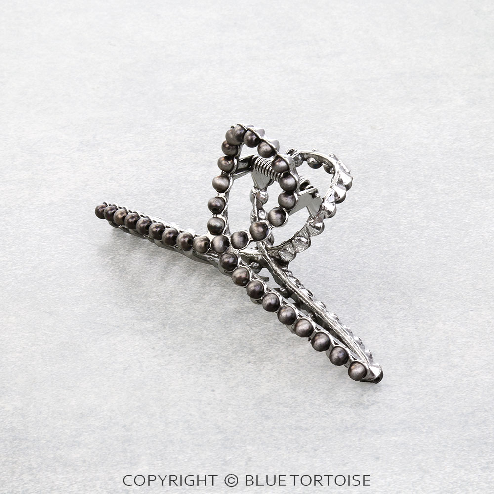 4.5" Western Navajo Style Bead Hair Claw Clip - Image 2