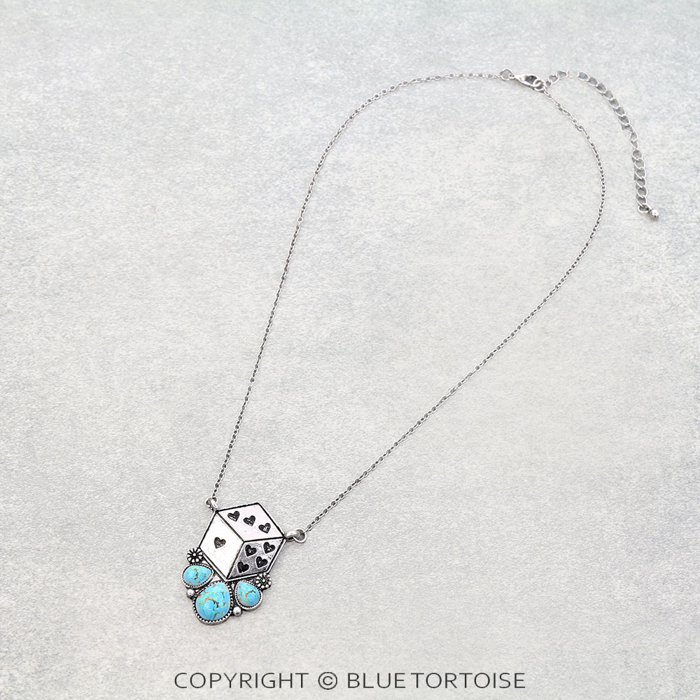 Dice Pendant Necklace