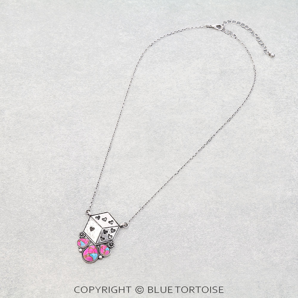 Dice Pendant Necklace
