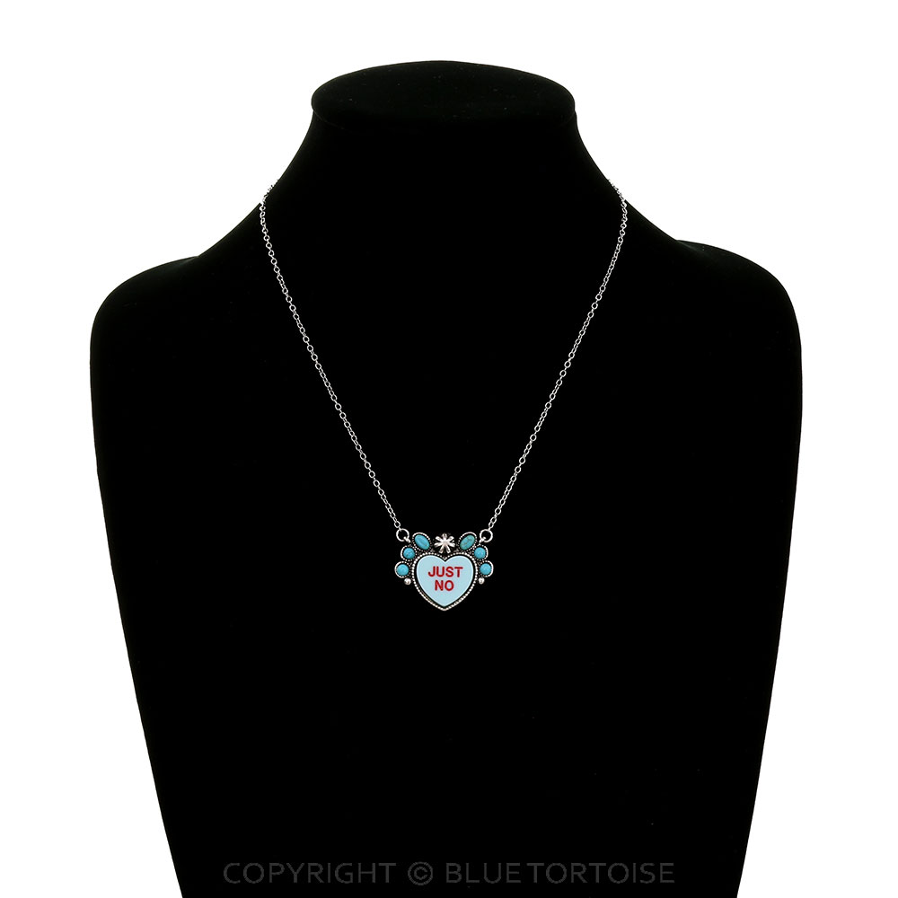 Conversation Bead Heart Necklace - Image 2
