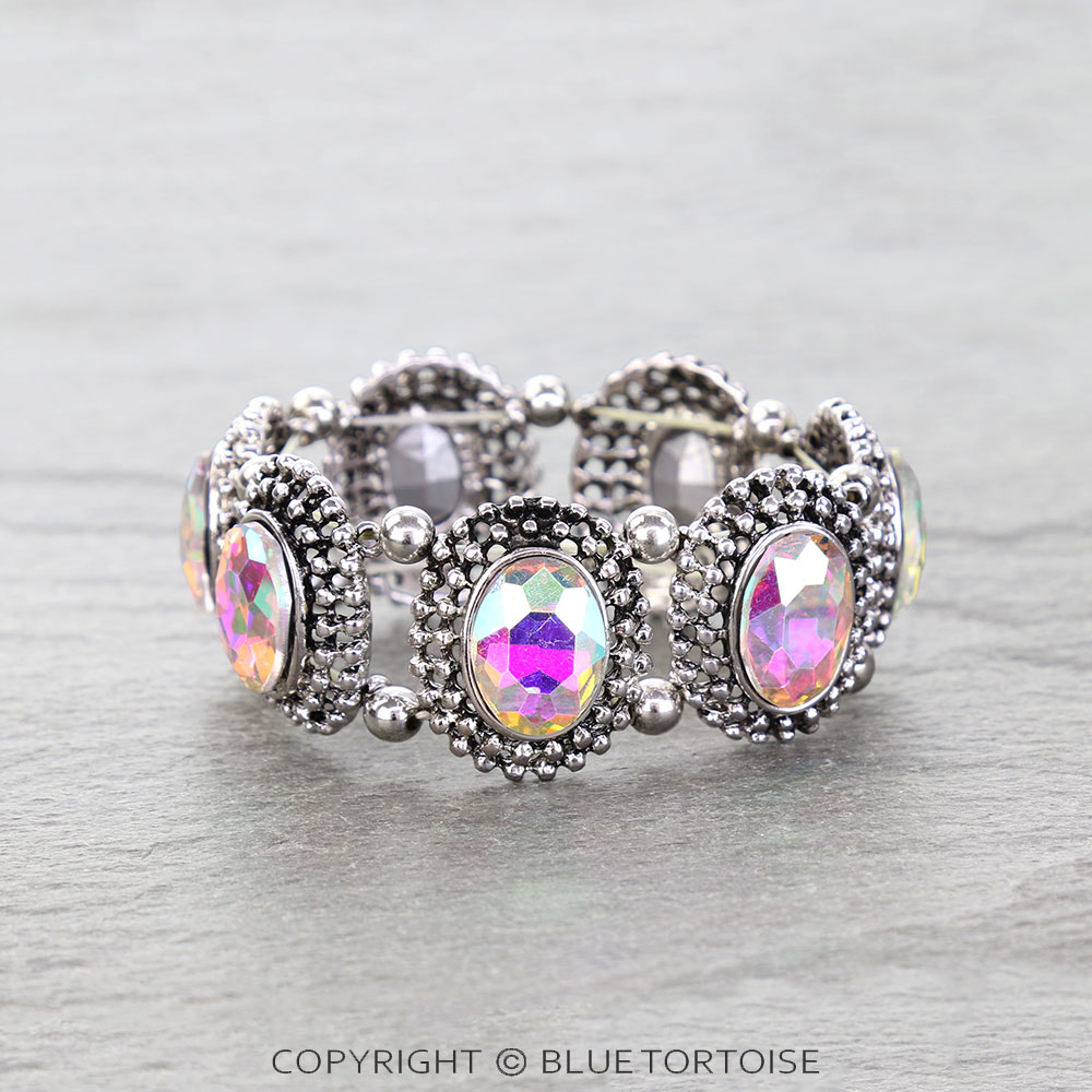 Western Style Stone Stretch Bracelet