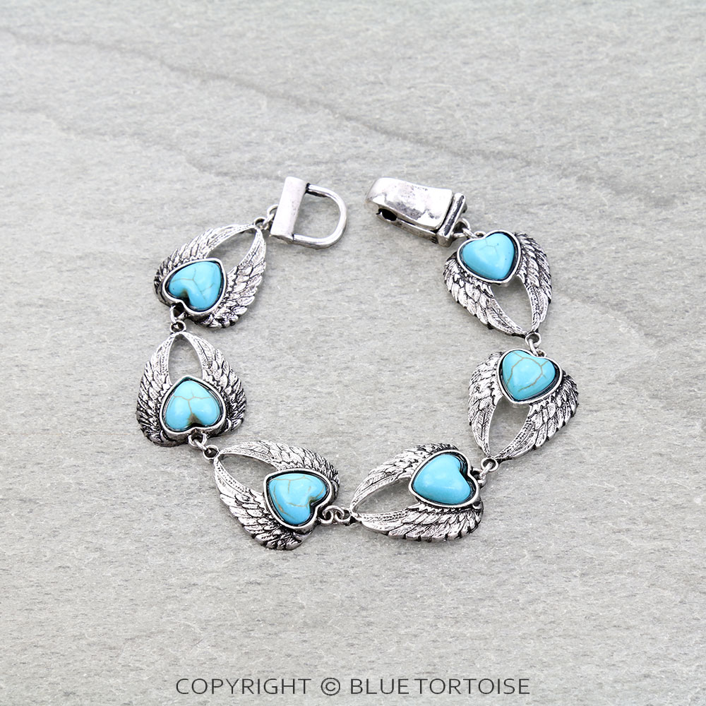 Western Angel Wing Magnetic Bracelet