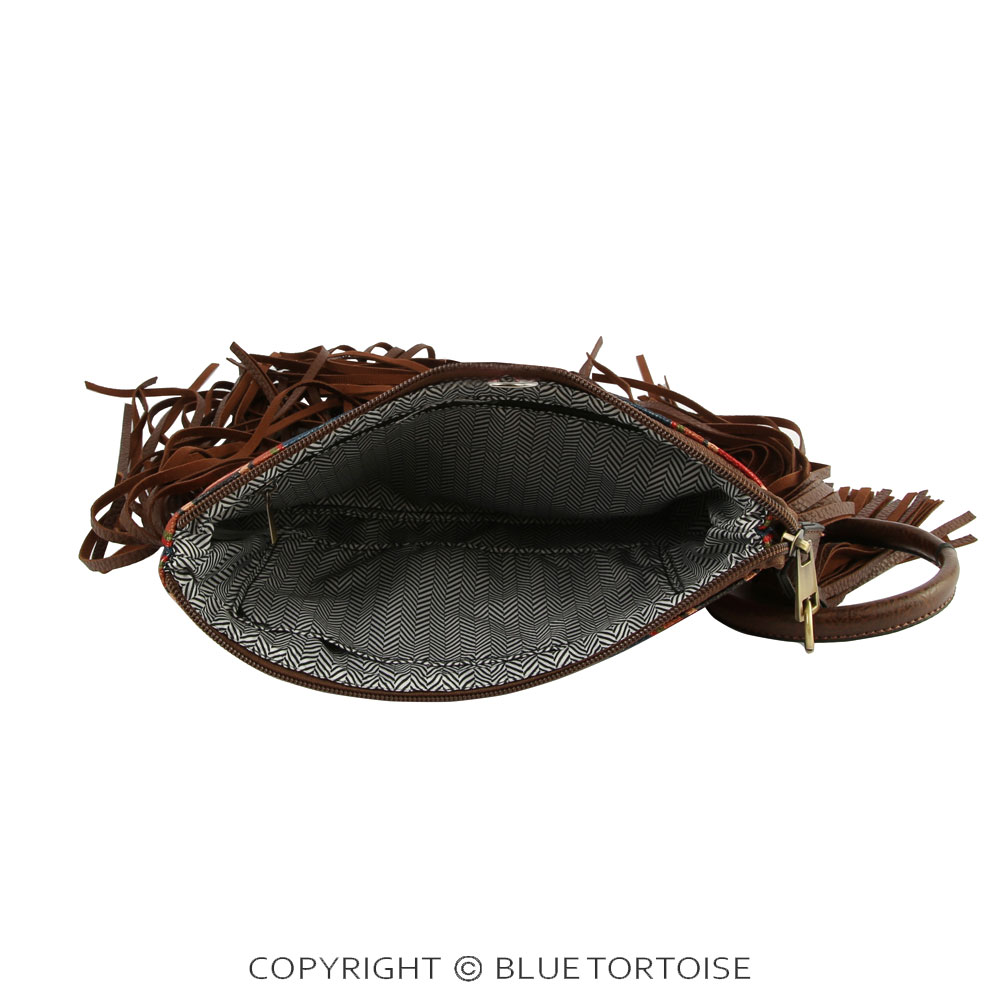 Large Bangle Aztec Fringe Wristlet - Image 3
