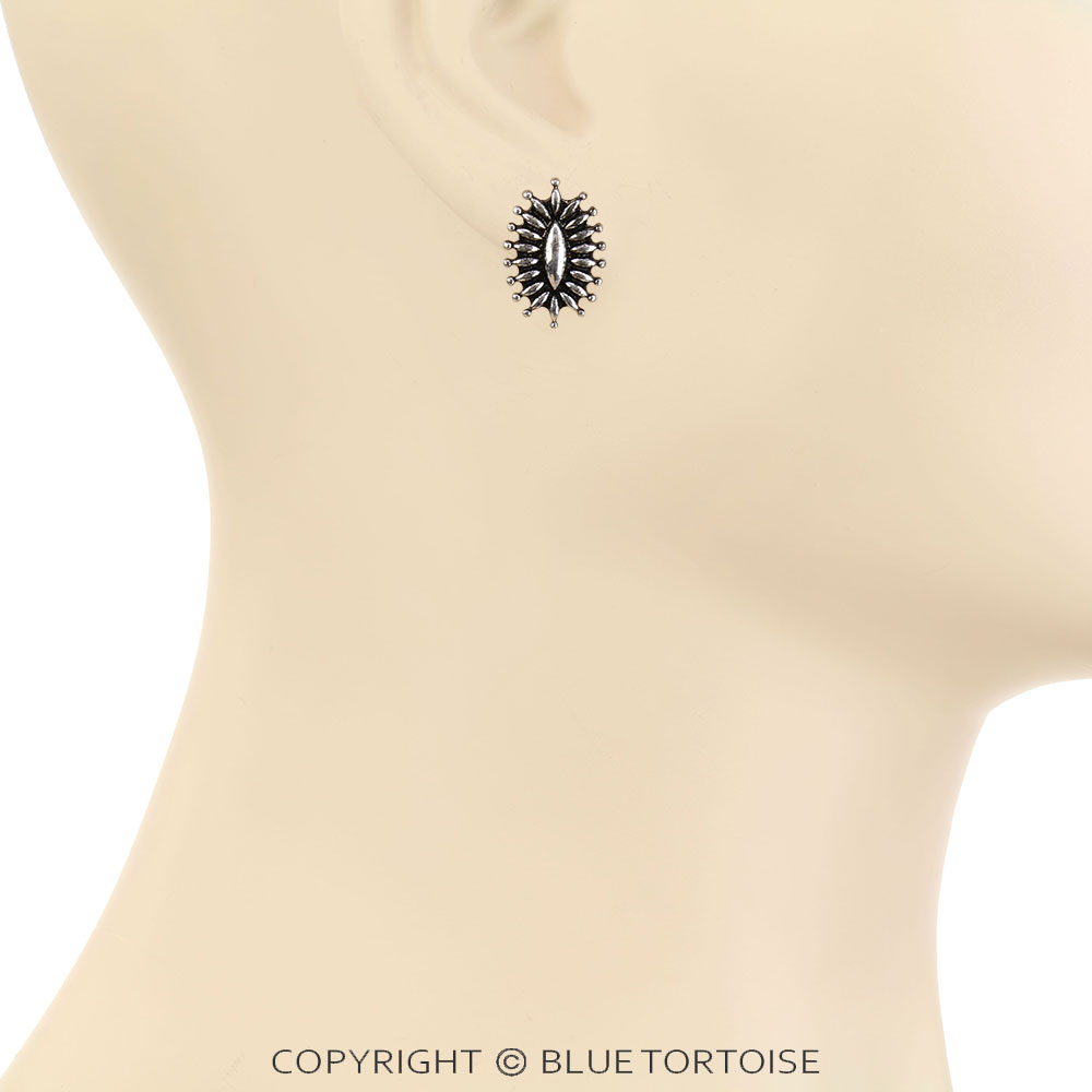 3 Pair Western Ball TXR Earring Set - Image 2