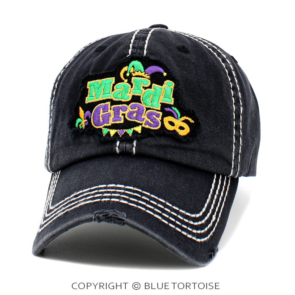 Mardi Gras Washed Vintage Ball Cap - Image 2