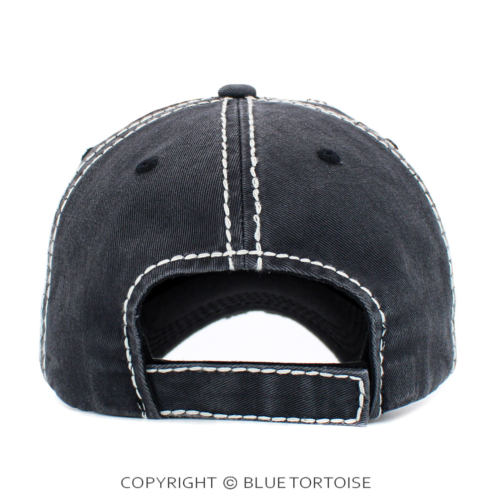 "Lake Life" Washed Vintage Ball Cap - Image 3