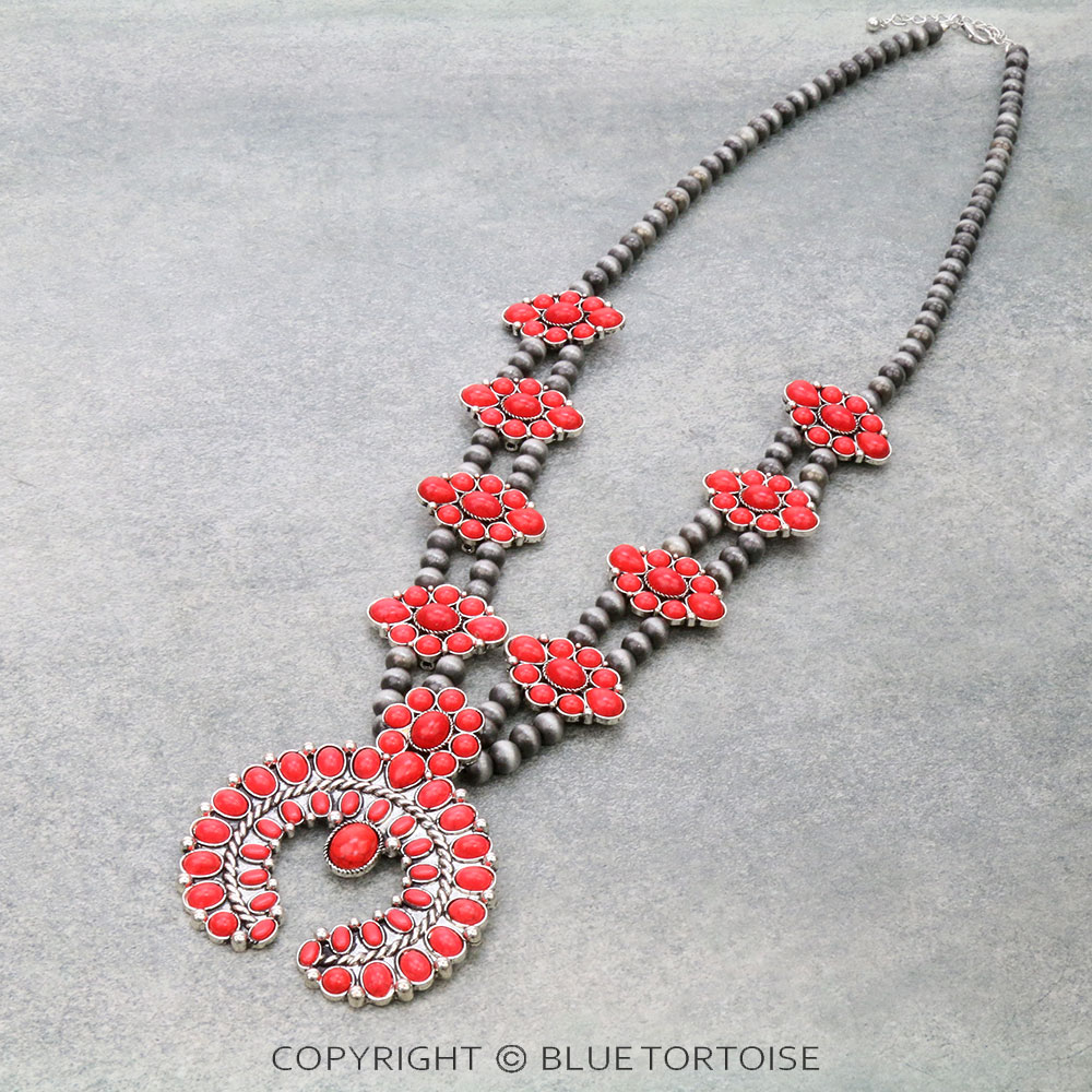 Western Squash Blossom Necklace