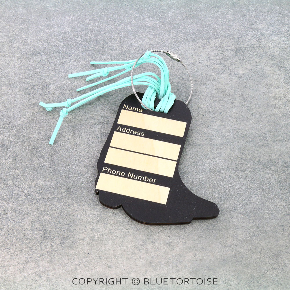 Cactus Boot Luggage Tag - Image 2