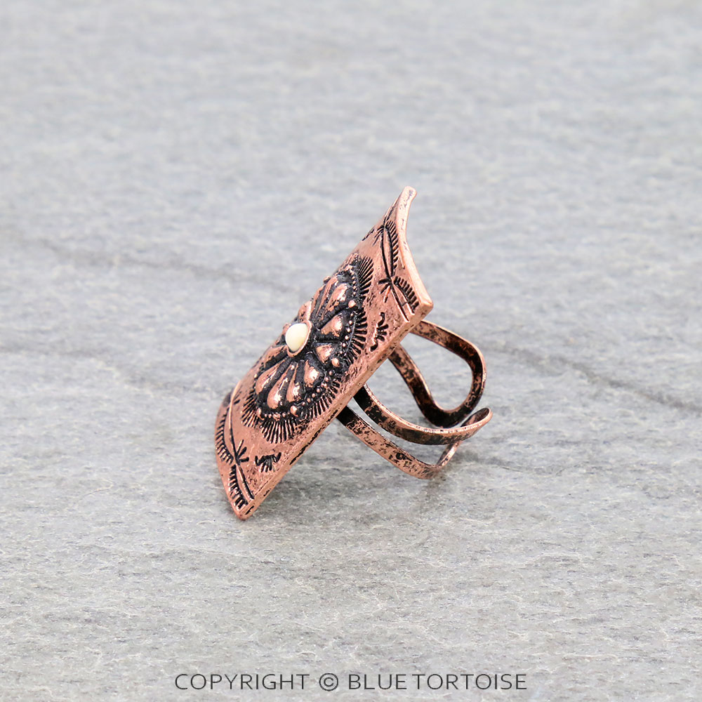 Western Concho Cuff Ring - Image 2