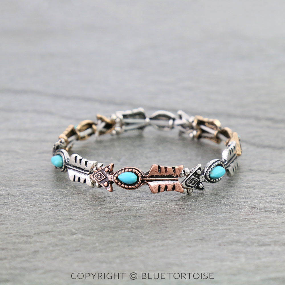 Western Arrow Stretch Bracelet