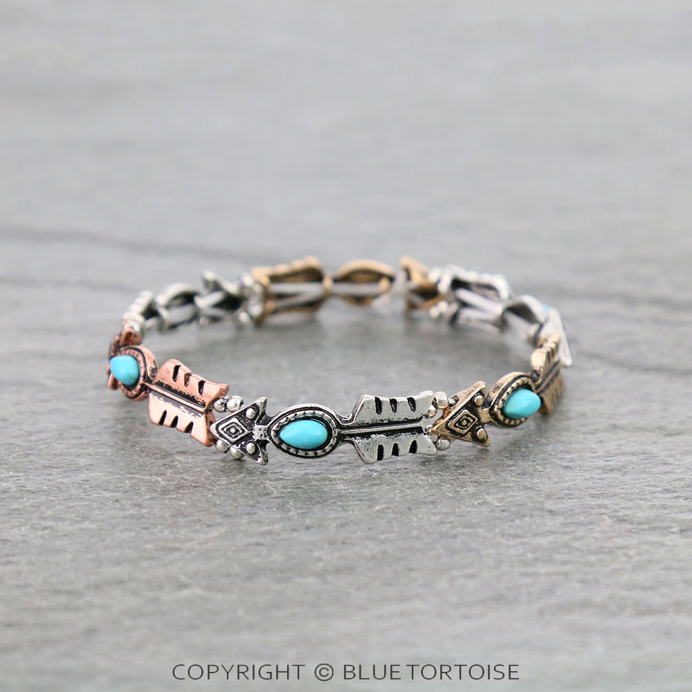Western Arrow Stretch Bracelet - Image 2