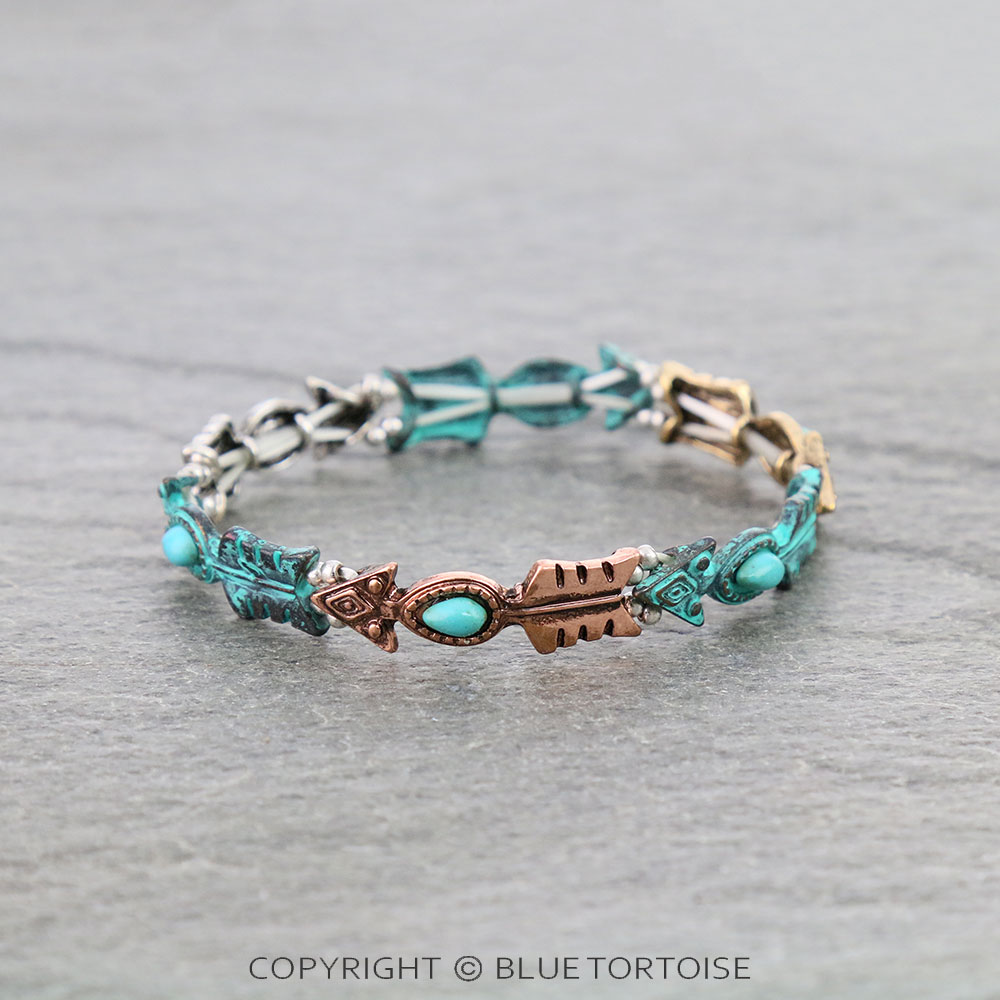 Western Arrow Stretch Bracelet