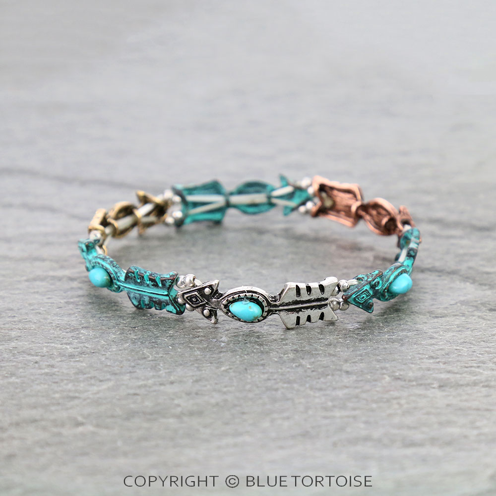 Western Arrow Stretch Bracelet - Image 2