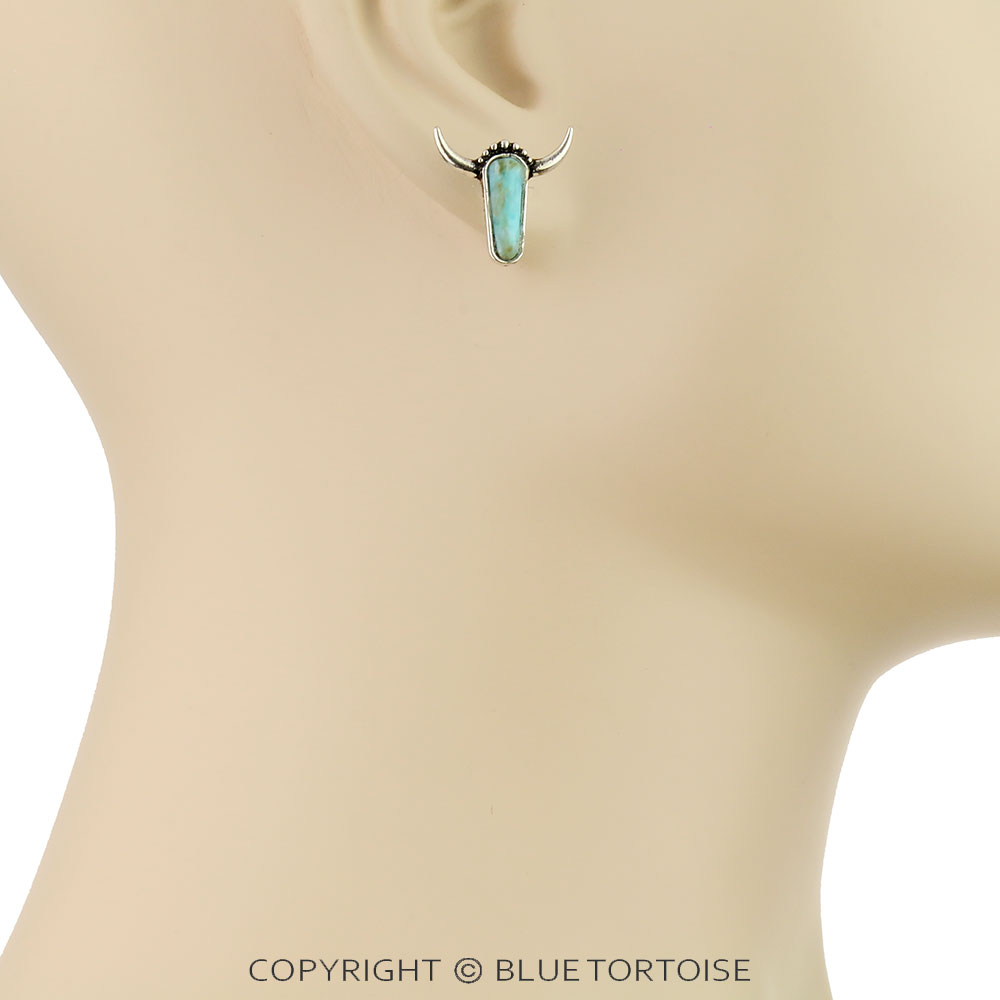 6 Pair Western Design Stud Earring Set - Image 2