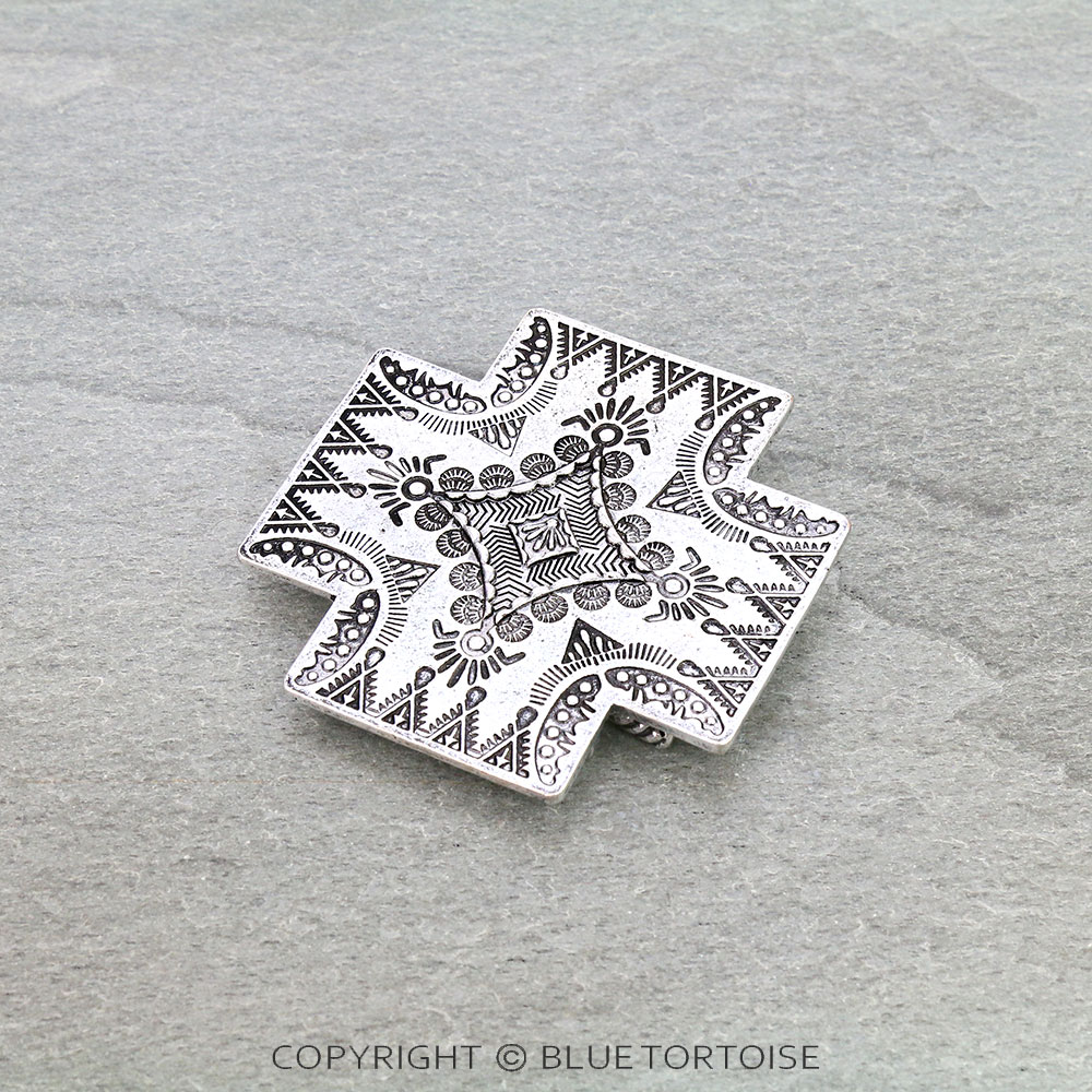Western Cross Belt Buckle