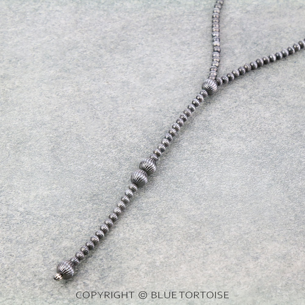 Navajo Style Pearl Y Necklace - Image 3