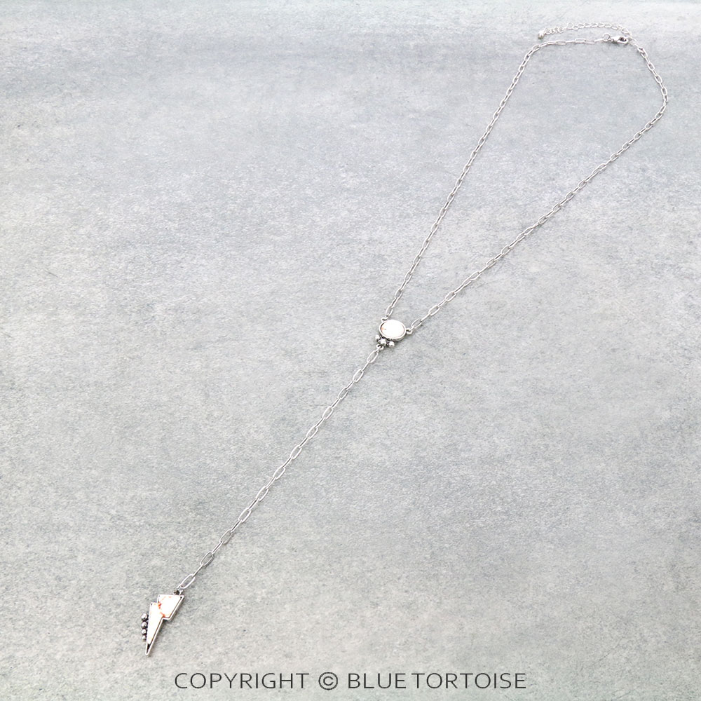 Thunder Stone Y Necklace