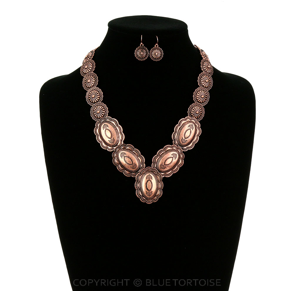 Western Concho Necklace Set - Image 2