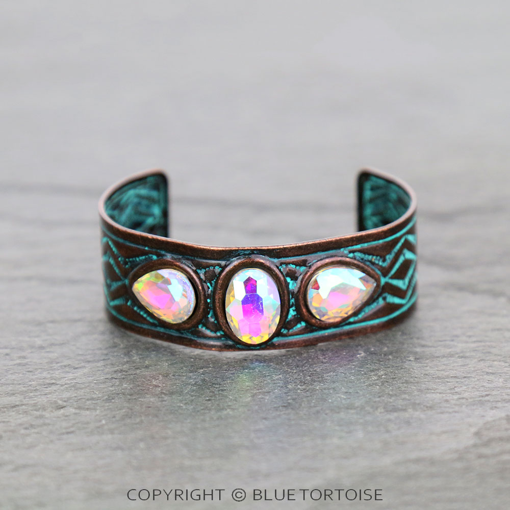 Western Design with Stone Cuff Bracelet