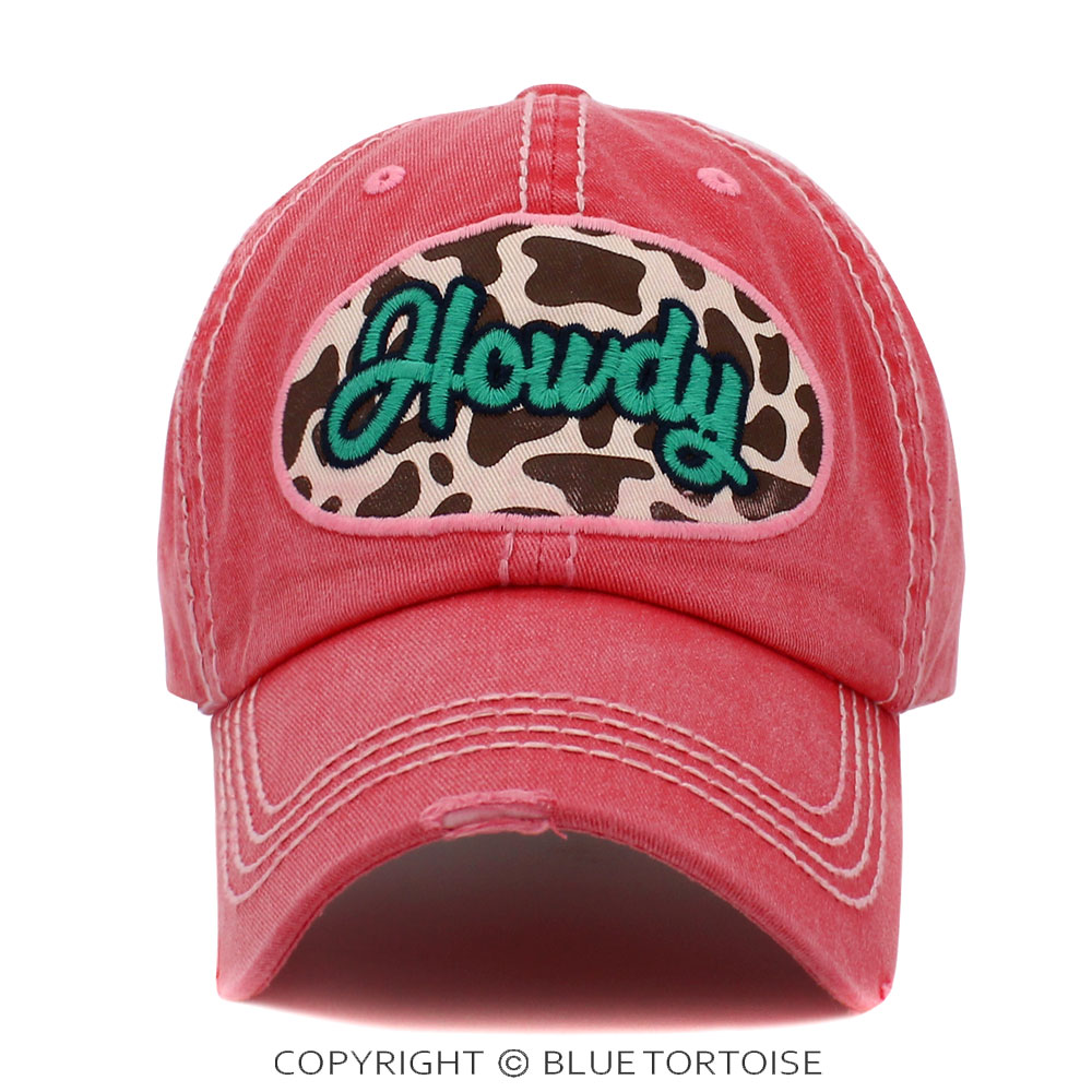 "Howdy" Washed Vintage Ball Cap