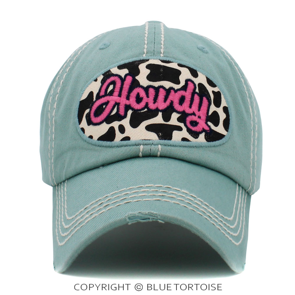 "Howdy" Washed Vintage Ball Cap