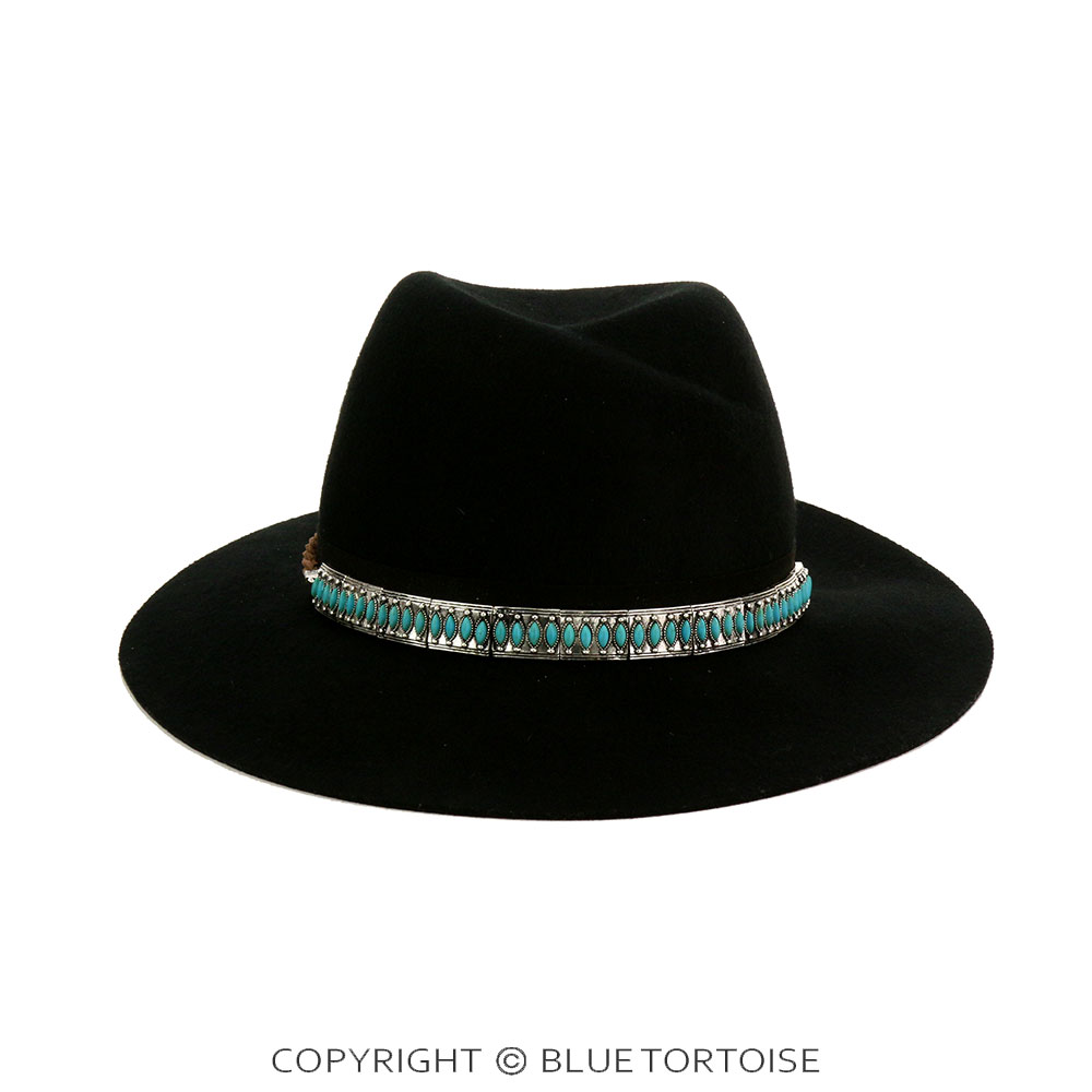 Western Design Stone Fedora Hat Band - Image 2