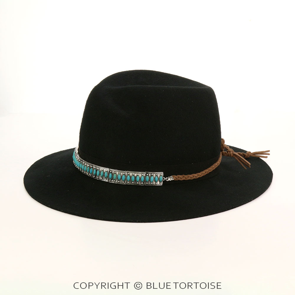 Western Design Stone Fedora Hat Band - Image 3
