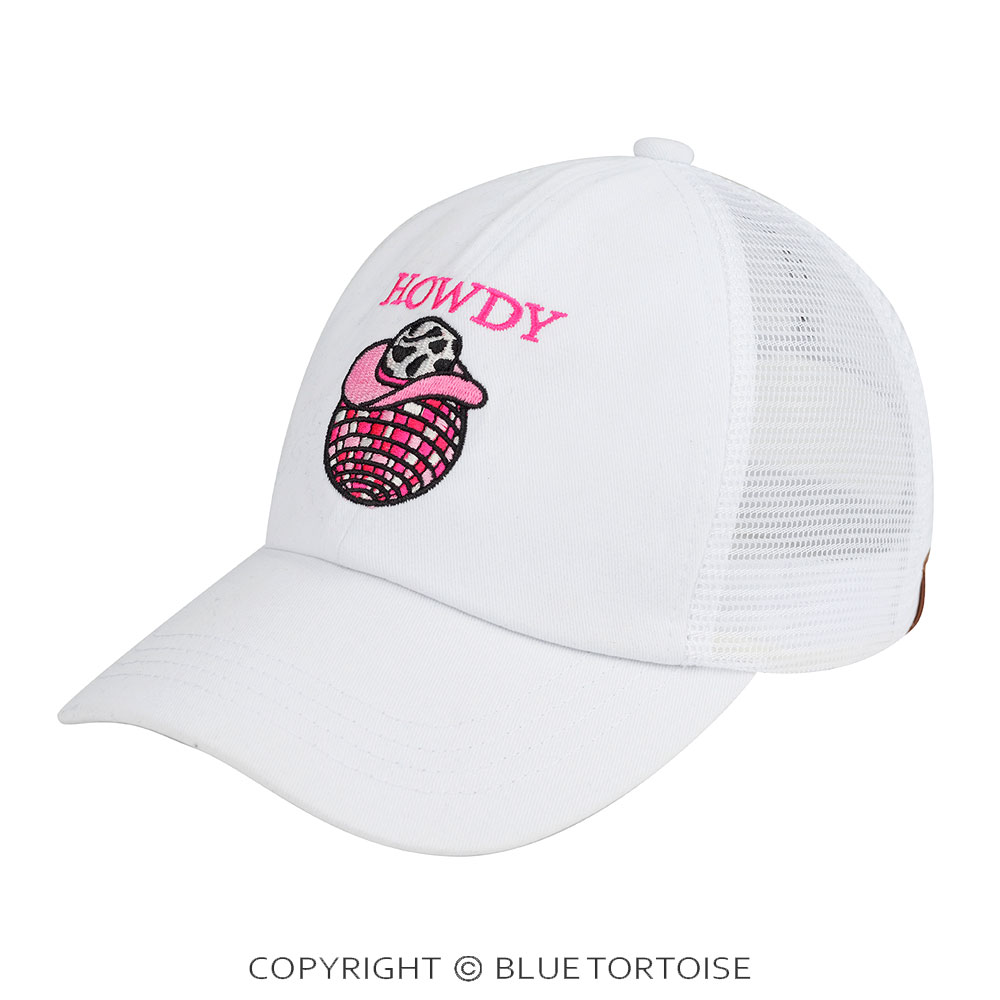 C.C Howdy Discoball Embroidered Baseball Cap