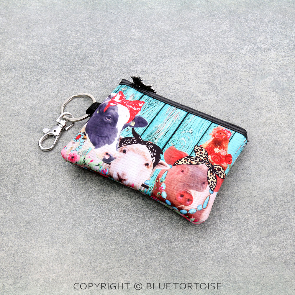 Western Farm Animal Coin Purse