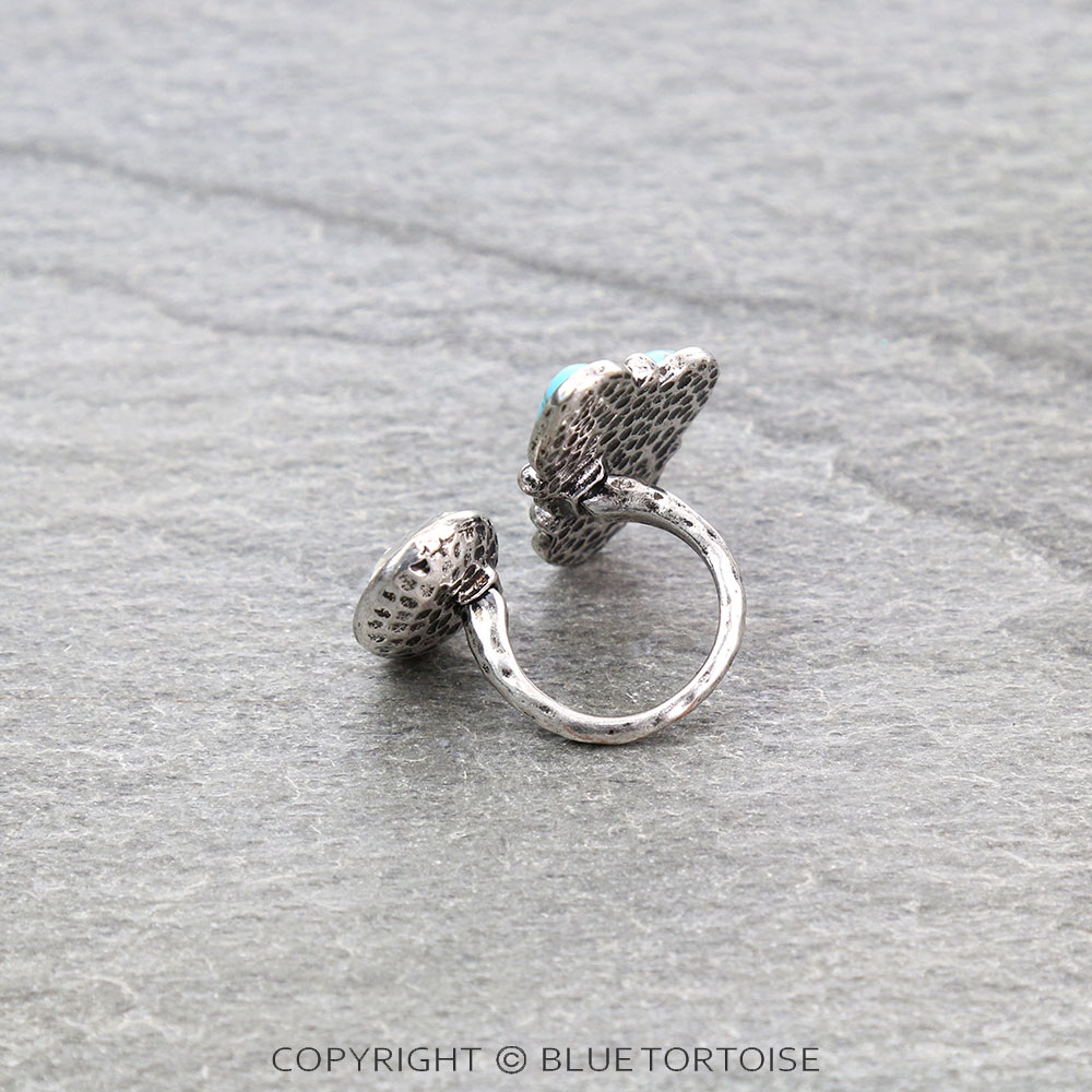 Western Design TQ/CR Stone Cuff Ring - Image 2