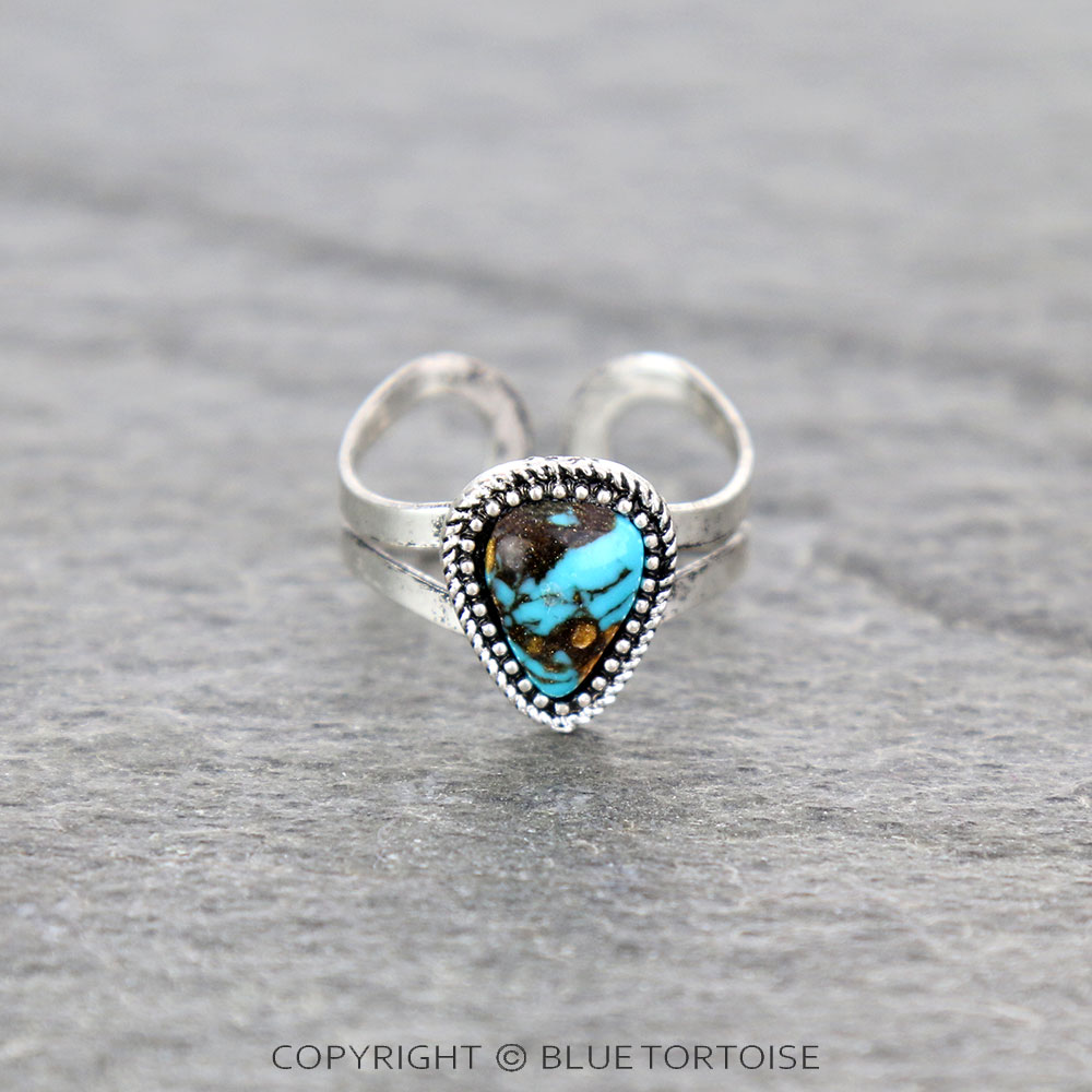 Western Stone Adjustable Ring