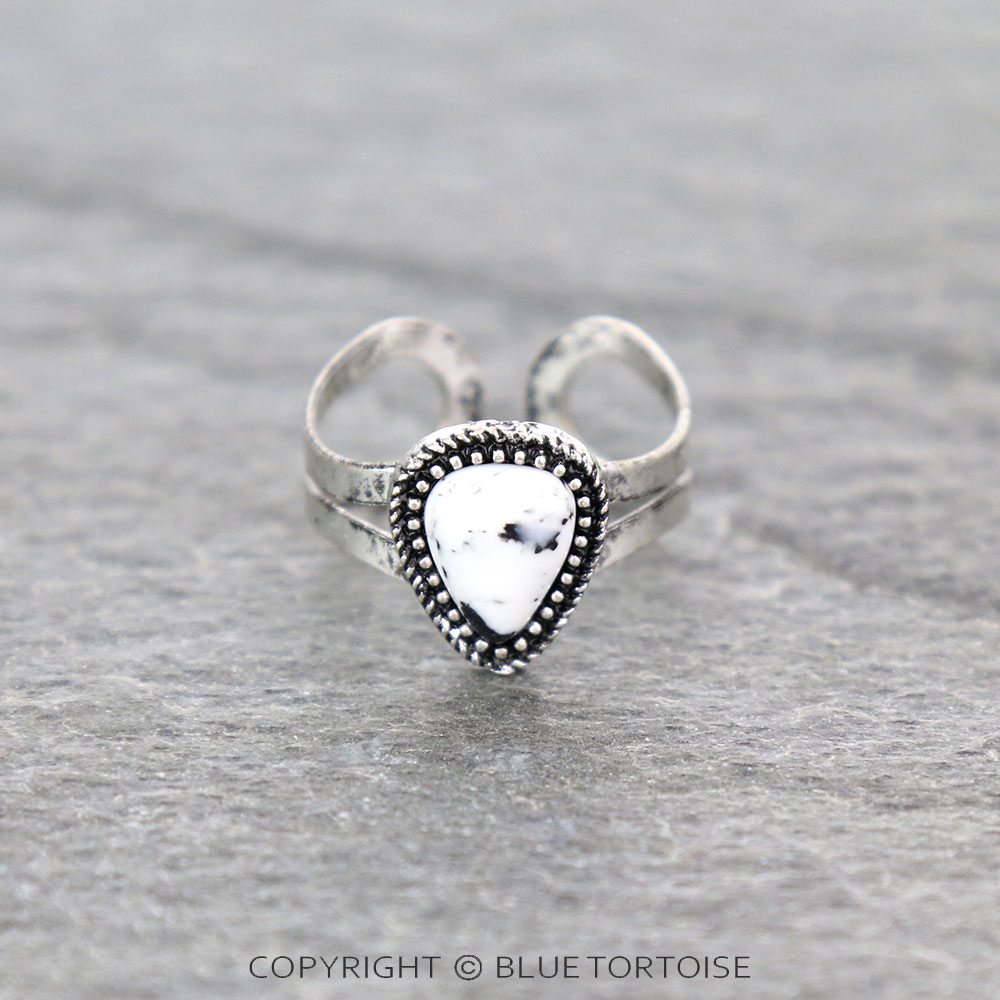 Western Stone Adjustable Ring