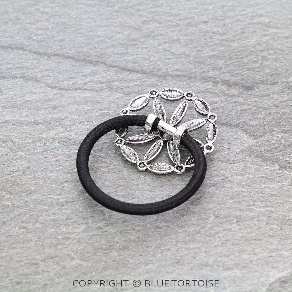 Western Epoxy Flower Hair Tie - Image 2