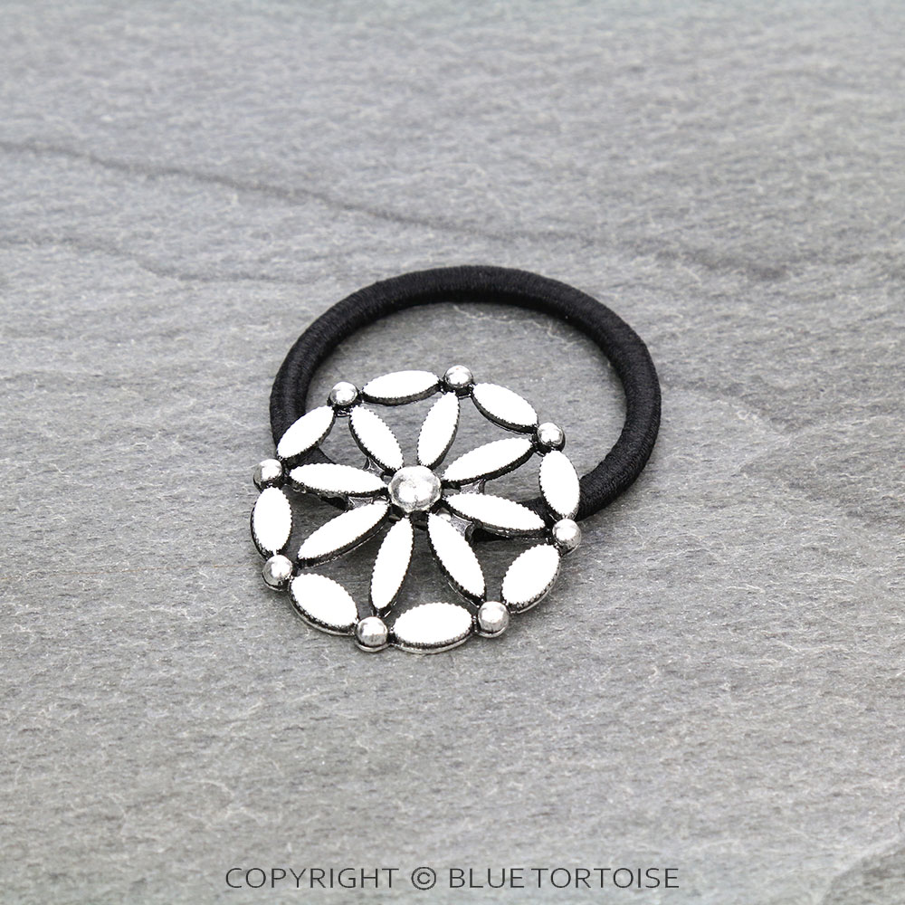 Western Epoxy Flower Hair Tie