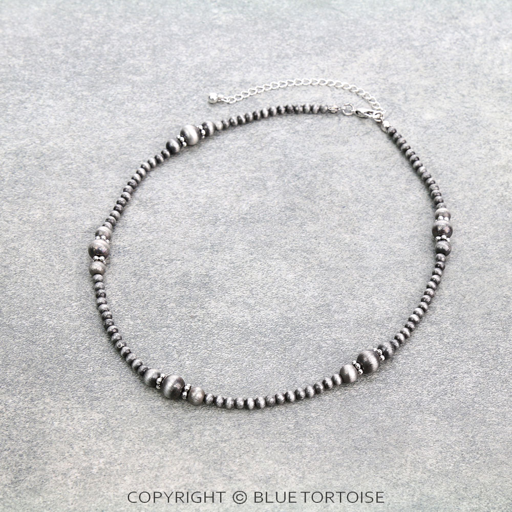 Navajo Style Pearl Necklace