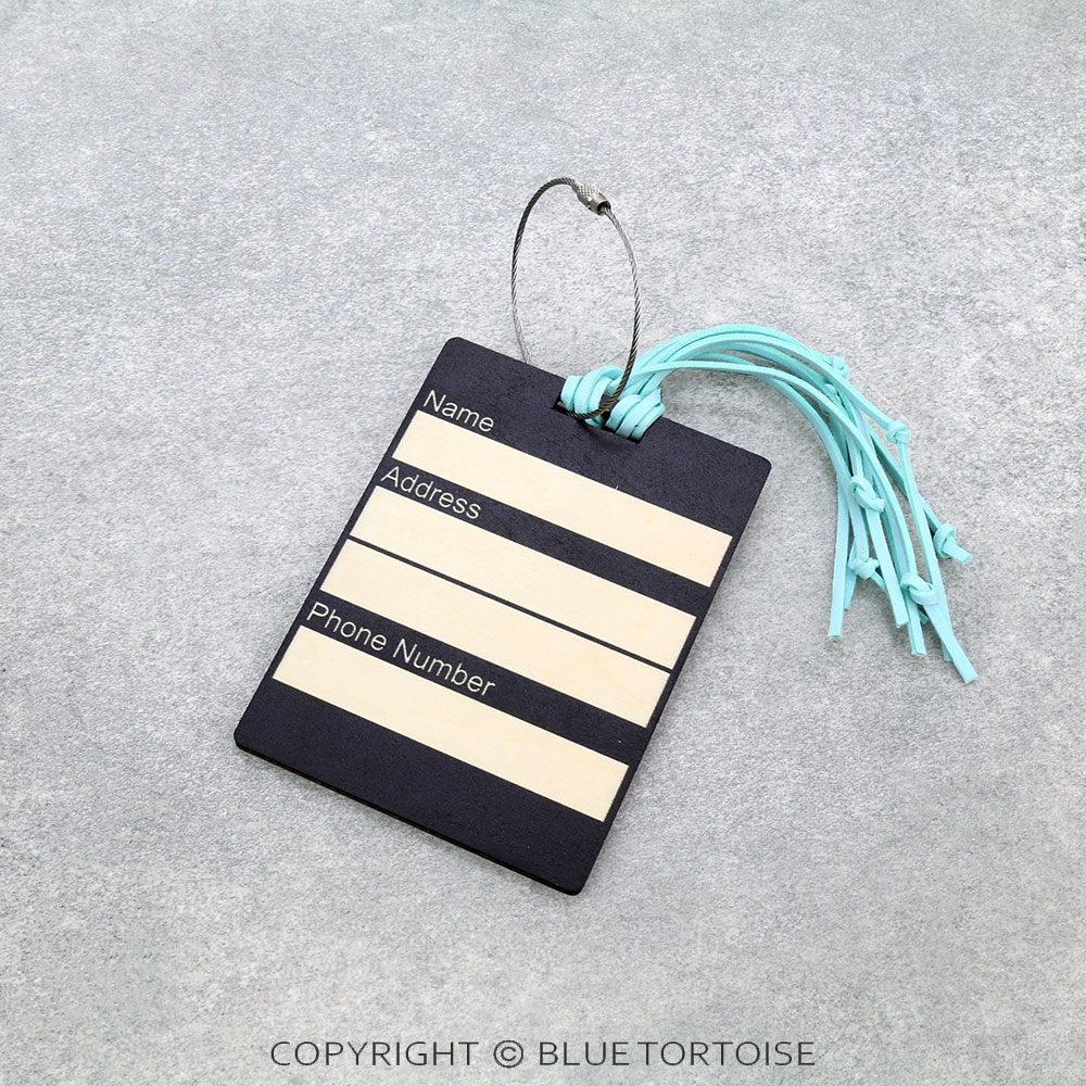 Western Portrait Luggage Tag - Image 2