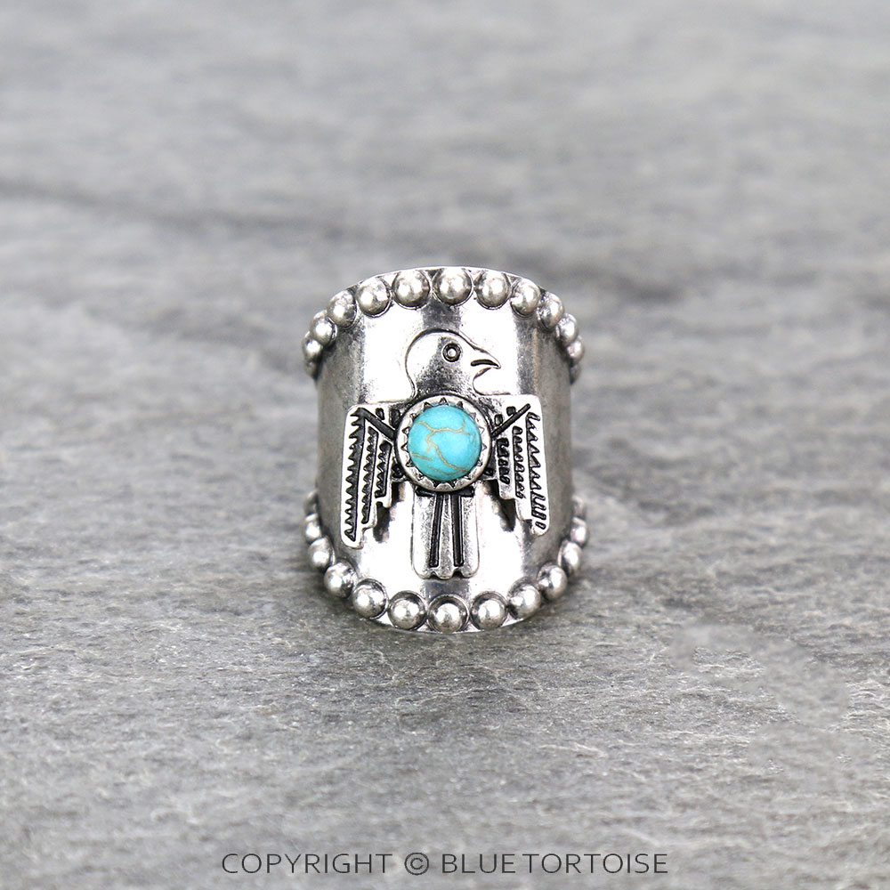 Western Thunderbird Cuff Ring