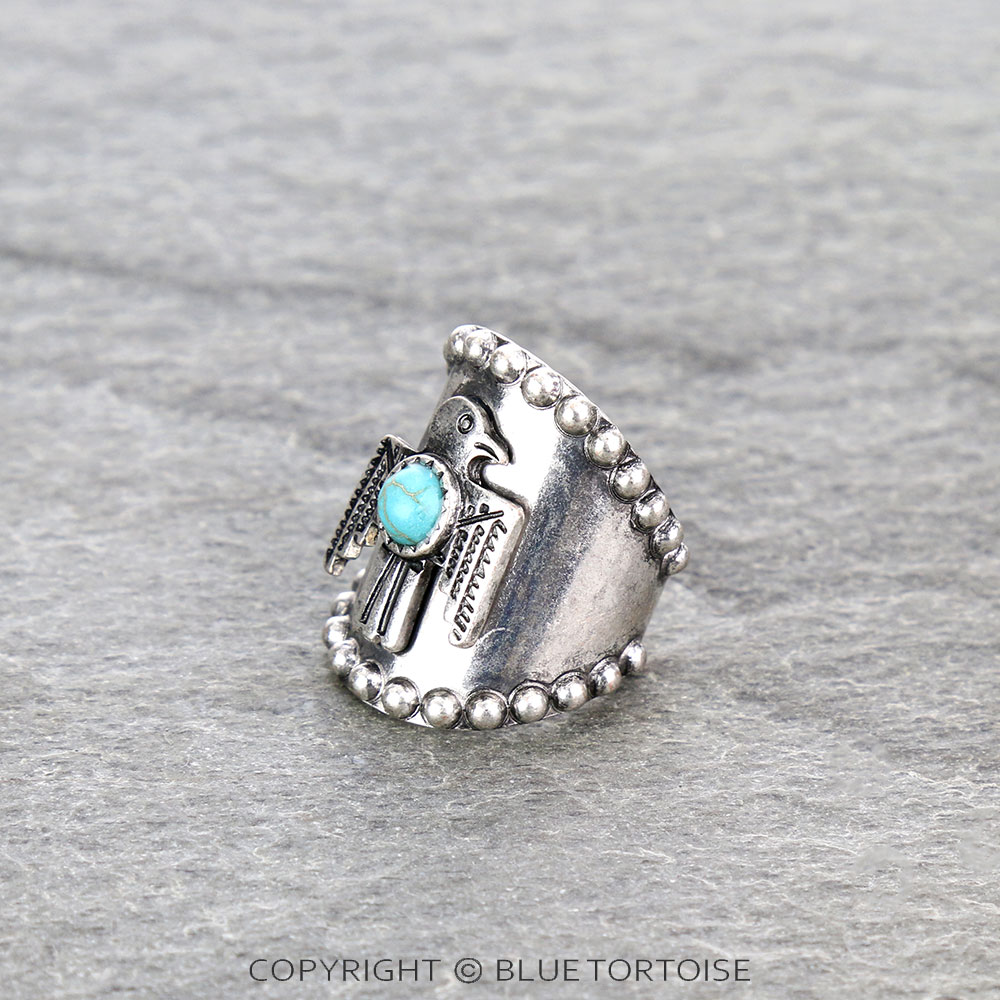 Western Thunderbird Cuff Ring - Image 2