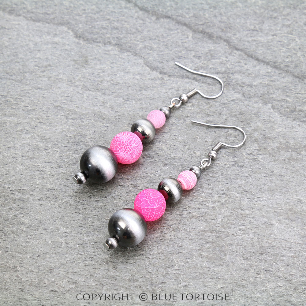 Cosmic Unicorn Pearl Dangling Dangle Earrings