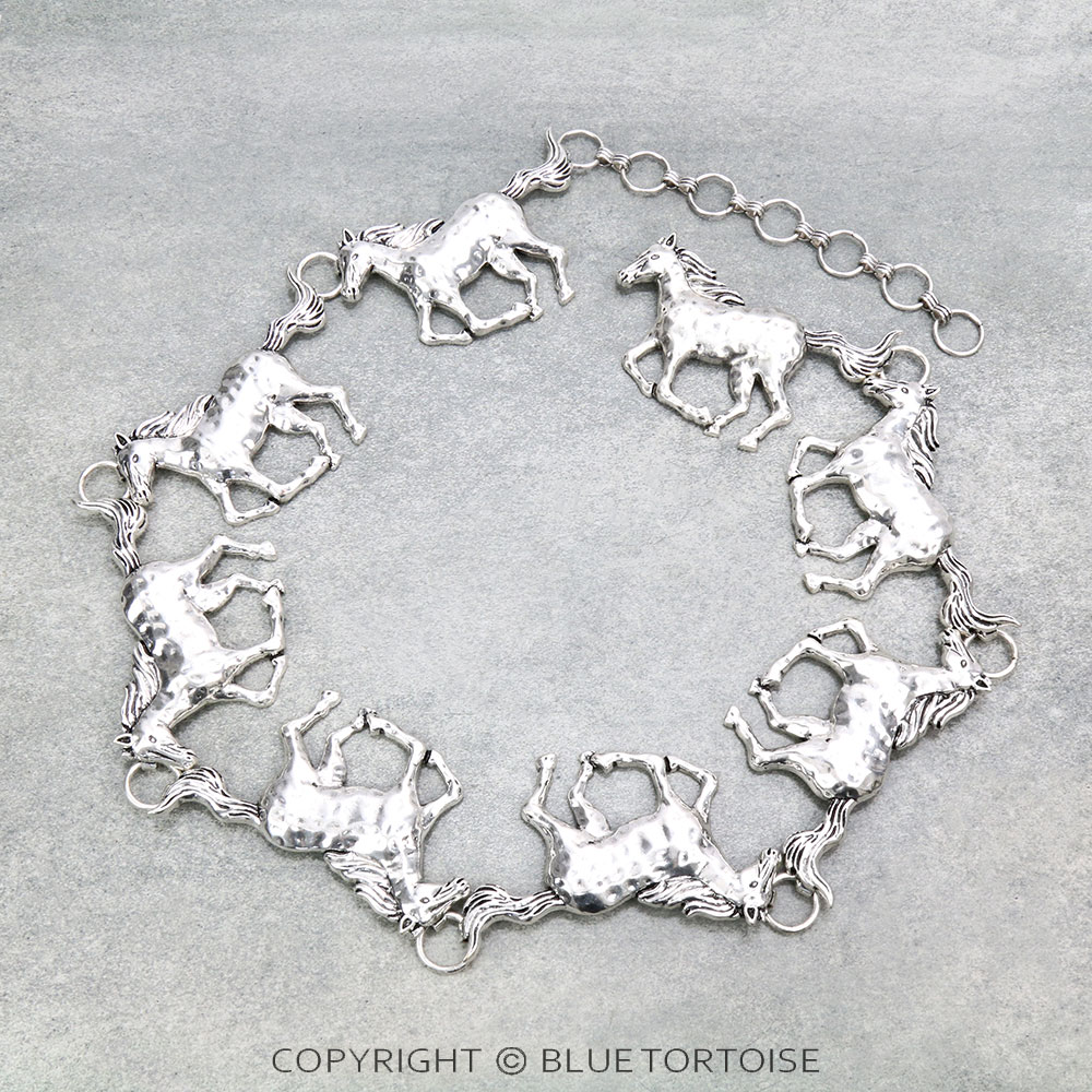 Western Running Horse Belt S/M